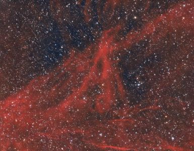 "Sh2 96 H-alpha and RGB (The Scarlet Letter?)" - by Jerry Yesavage (January 15, 2021)